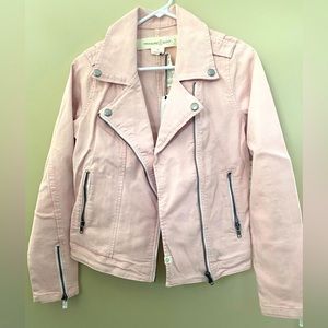Treasure & Bond Denim Moto Jacket